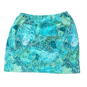 Lilly Pulitzer Vintage Pull On Safari Skirt - Small